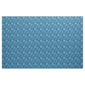 Tissu Tie-dye bleu (Fat Quarter)