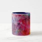 Tissu Tie-Dye Psychédélique Mug (Centre)