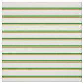 Tissu Tige d'or foncé, bronze, vert et blanc (Échantillon)