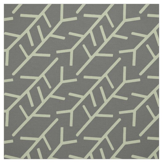 Tissu tige grise de sauge (Échantillon)