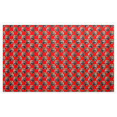 Tissu Tiger Head Pattern Design Red (Yard)