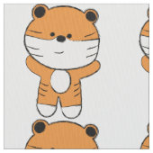 Tissu Tigre adorable (fermé)
