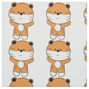 Tissu Tigre adorable
