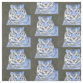 Tissu Tigre bleu (Échantillon)