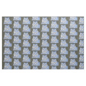 Tissu Tigre bleu (Fat Quarter)