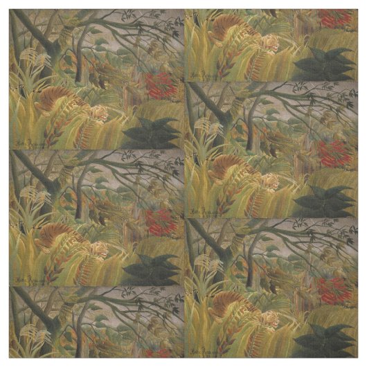 Tissu Tigre de Rousseau (Échantillon)