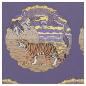 Tissu Tigre et dragon (Fermer)