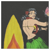 Tissu Tiki Hawaïen (Fermer)