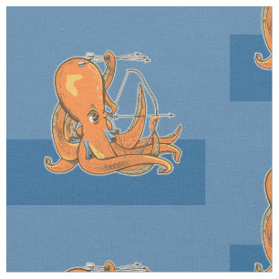 Tissu Tir à la pieuvre