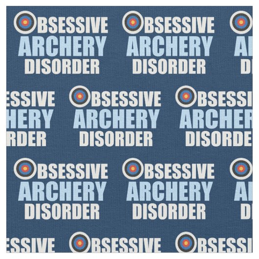 Tissu Tir à l'arc drôle (Fermer)