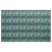 Tissu Tir à l'arc et flèche - Motif vert (Fat Quarter)