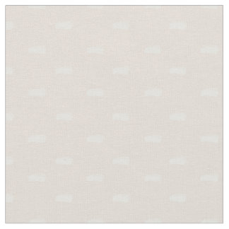 Tissu Tirets minimalistes blancs sur beige