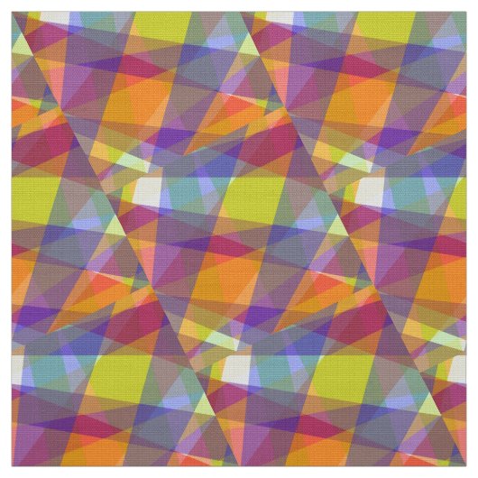 Tissu Tissé Géométrique Léger - Polyester (Échantillon)