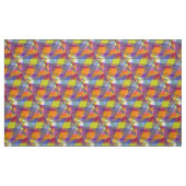 Tissu Tissé Géométrique Léger - Polyester (Fat Quarter)