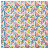 Tissu Tissu, coton comblé (56" de large) avec pastèque (Échantillon)