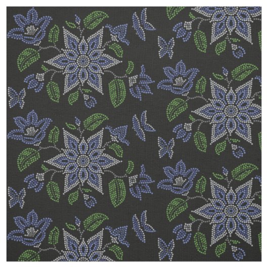 Tissu Tissus d'art métis tissus d'art de perlage autocht (Échantillon)