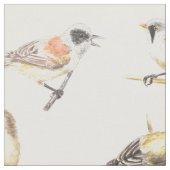 Tissu Tit birds motif (Fermer)