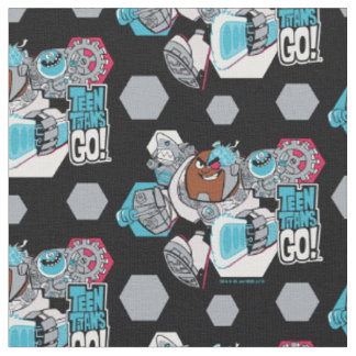 Tissu Titans Ados, allez ! | Graphique Arsenal de Cyborg