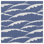 Tissu Toile bleu foncé et blanc (Détail)