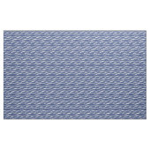 Tissu Toile bleu foncé et blanc (Yard)