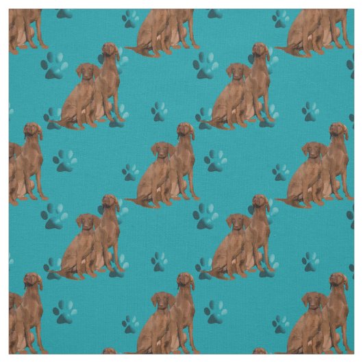 Tissu Toile bleue de Vizsla (Échantillon)