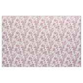 Tissu Toile botanique rose délicate (Yard)