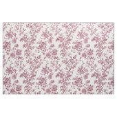 Tissu Toile botanique rose délicate (Fat Quarter)