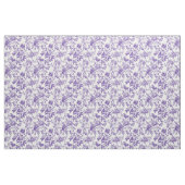Tissu Toile botanique violet doux (Yard)