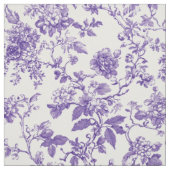 Tissu Toile botanique violet doux (Échantillon)