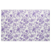 Tissu Toile botanique violet doux (Fat Quarter)