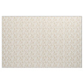 Tissu Toile Brown dorée avec fleurs et Feuilles (Fat Quarter)