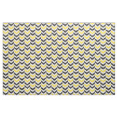 Tissu Toile Chevron Gris et Jaune (Fat Quarter)