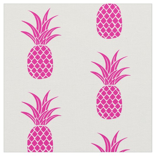 Tissu Toile d'ananas rose vif (Fermer)