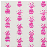 Tissu Toile d'ananas rose vif (Échantillon)