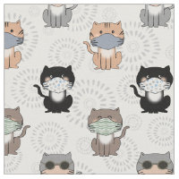 Toile de chats Cool pour masques de visage
