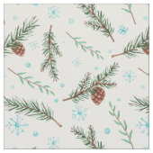 Tissu toile de pin d'hiver (Fermer)