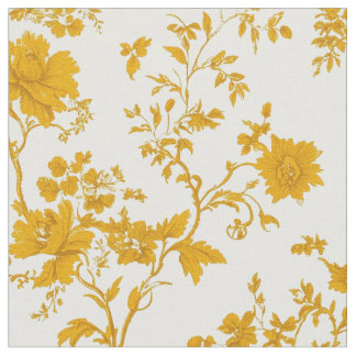Tissu Toile de vigne dorée