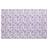 Tissu Toile de vigne florale violette (Yard)