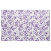 Tissu Toile de vigne florale violette (Fat Quarter)