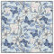 Toile dentaire / Flore dentaire en blues