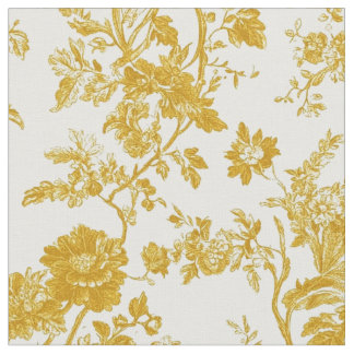 Tissu Toile Fleur de Moutarde