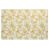 Tissu Toile Fleur de Moutarde (Fat Quarter)
