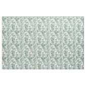 Tissu Toile florale vert forêt (Yard)
