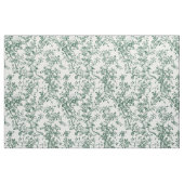 Tissu Toile florale vert forêt (Fat Quarter)