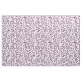 Tissu Toile Florale Violet Clair (Yard)
