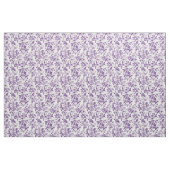Tissu Toile florale violet foncé (Yard)