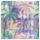 Tissu Toile Motif Palm Tree (Fermer)