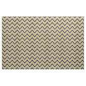 Tissu Toile Pattern Chevron Black et Gold (Fat Quarter)
