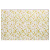 Tissu Toile Rose Moutarde (Yard)