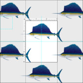 Tissu Tonneau de mer  (Carreau)